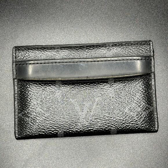 LOUIS VUITTON Card Holder Monogram Eclipse TS0128 Preowned - Picture 1 of 8